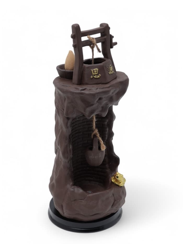 Подставка для благовоний TAKE IT EASY «Колодец», набор благовоний конусы, стелющийся дым, 25×10×10 см, с подсветкой, батарейки LR=44