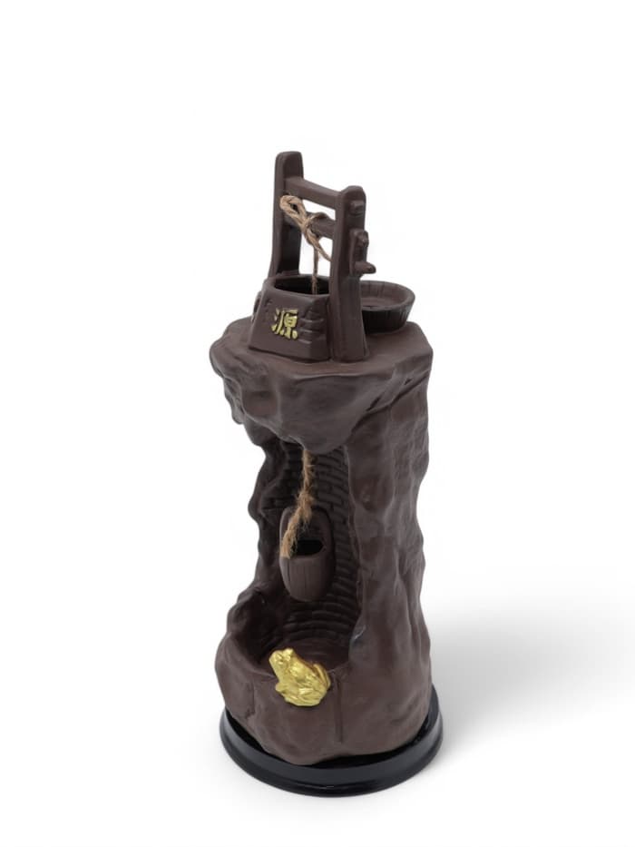 Подставка для благовоний TAKE IT EASY «Колодец», набор благовоний конусы, стелющийся дым, 25×10×10 см, с подсветкой, батарейки LR=44