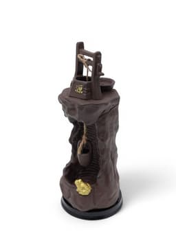 Подставка для благовоний TAKE IT EASY «Колодец», набор благовоний конусы, стелющийся дым, 25×10×10 см, с подсветкой, батарейки LR=44