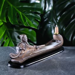 Подставка для благовоний TAKE IT EASY «Мудрец», набор благовоний конусы, стелющийся дым, 28×9 см