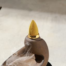 Подставка для благовоний TAKE IT EASY «Мудрец», набор благовоний конусы, стелющийся дым, 28×9 см