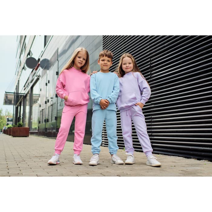 Костюм для девочки (худи, брюки) KAFTAN: Basic line, розовый, размер 28 (86-92)