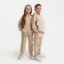 Костюм детский (худи, брюки) KAFTAN: Basic line, цвет кофейный, размер 28 (86-92 см)