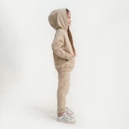 Костюм детский (худи, брюки) KAFTAN: Basic line, цвет кофейный, размер 28 (86-92 см)