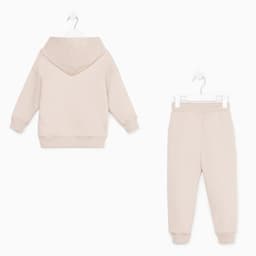Костюм детский (худи, брюки) KAFTAN: Basic line, цвет кофейный, размер 30 (98-104 см)