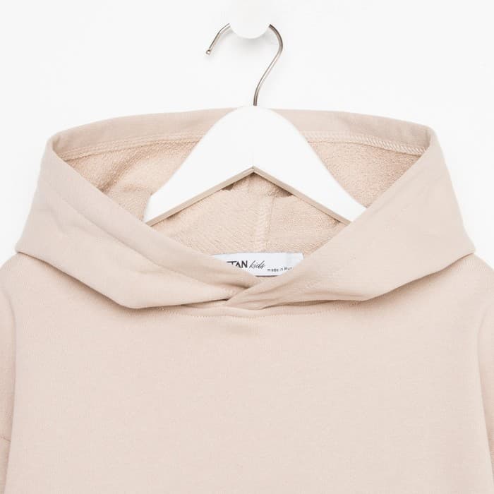 Костюм детский (худи, брюки) KAFTAN: Basic line, цвет кофейный, размер 30 (98-104 см)