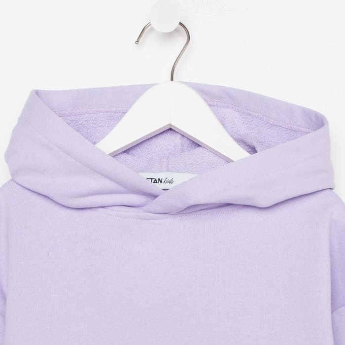 Костюм для девочки (худи, брюки) KAFTAN: Basic line, лиловый, размер 28 (86-92 см)