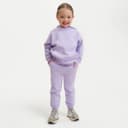 Костюм для девочки: худи, брюки, KAFTAN: Basic line, лиловый, рост 98-104 см