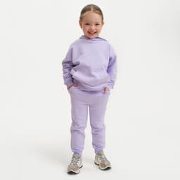 Костюм для девочки: худи, брюки, KAFTAN: Basic line, лиловый, рост 98-104 см