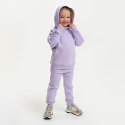 Костюм для девочки: худи, брюки, KAFTAN: Basic line, лиловый, рост 98-104 см