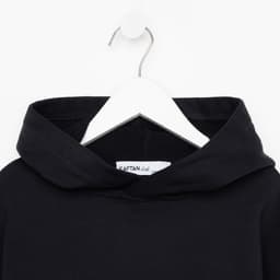 Костюм детский (худи, брюки) KAFTAN: Basic line, чёрный, размер 32 (110-116 см)