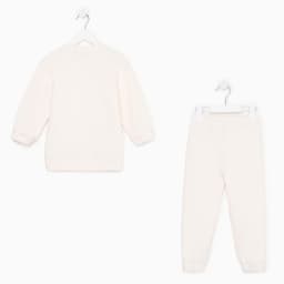 Костюм детский (свитшот, брюки) KAFTAN Basic line, размер 34 (122-128 см), бежевый