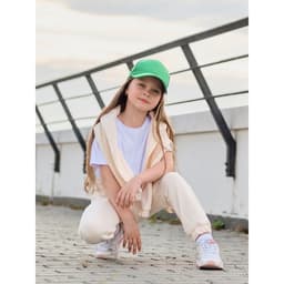 Костюм детский (свитшот, брюки) KAFTAN Basic line, размер 34 (122-128 см), бежевый