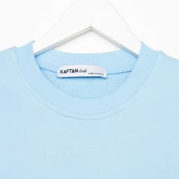 Костюм детский (свитшот, брюки) KAFTAN Basic line, размер 40 (158-164 см), голубой