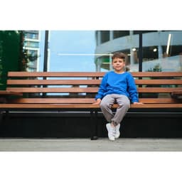 Костюм детский (свитшот, брюки) KAFTAN Basic line, размер 28 (86-92 см), синий