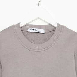 Костюм детский (свитшот, брюки) KAFTAN Basic line, размер 38 (146-152 см), серый