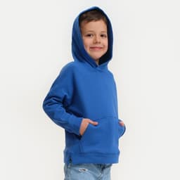 Худи для мальчика KAFTAN: Basic line, синее, размер 30 (98-104 см)