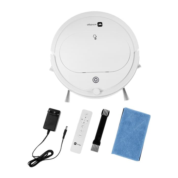 Робот-пылесос Windigo WRV-501, 18 Вт, сухая уборка, 0.2 л, белый