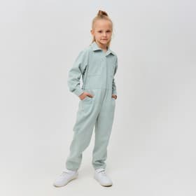 Комбинезон для девочки MINAKU: Casual collection KIDS, цвет мятный, рост 128 см