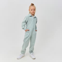 Комбинезон для девочки MINAKU: Casual collection KIDS, цвет мятный, рост 128 см