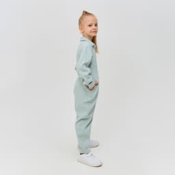 Комбинезон для девочки MINAKU: Casual collection KIDS, цвет мятный, рост 128 см