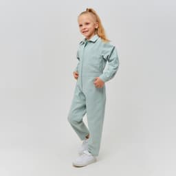 Комбинезон для девочки MINAKU: Casual collection KIDS, цвет мятный, рост 128 см