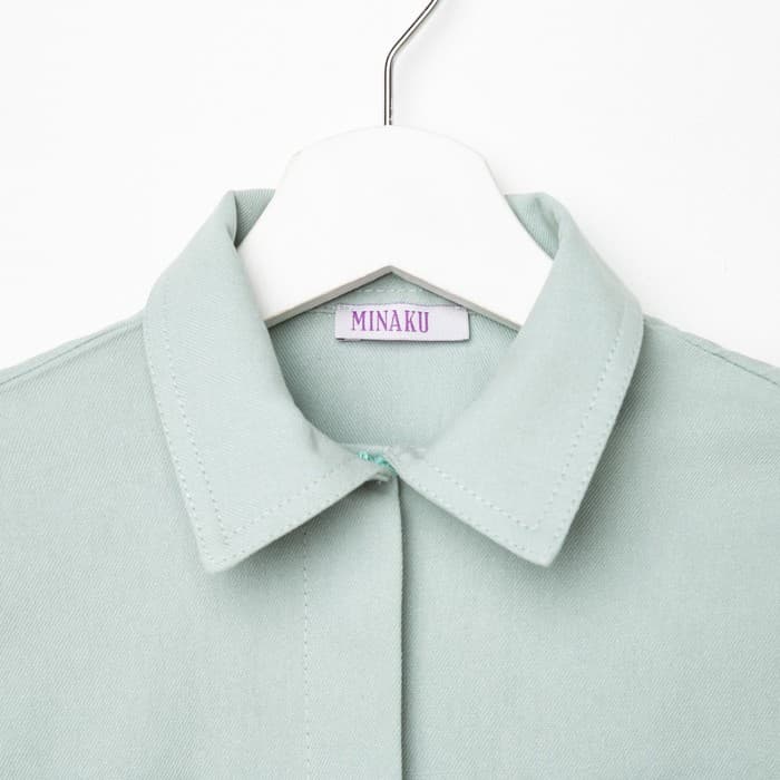 Комбинезон для девочки MINAKU: Casual collection KIDS, цвет мятный, рост 128 см