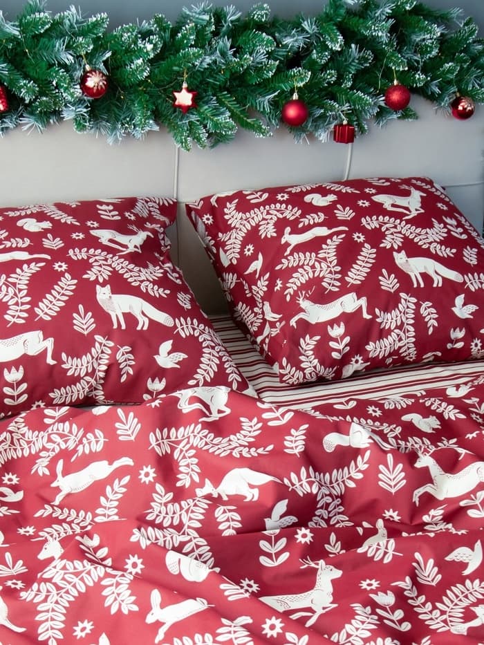 Постельное бельё 2-спальное «Этель» Christmas time, поплин