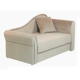 Детский диван №2, механизм еврокнижка, обивка велюр, цвет бежевый