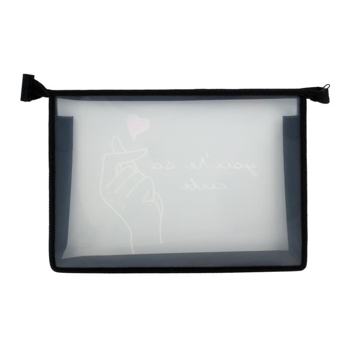 Папка для труда, А4, пластиковая, 23×32.5×5.5 см «Поцелуй»