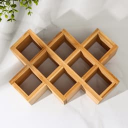 Подставка для бутылок вина Доляна, 24.5×17×6.2 см, бамбук