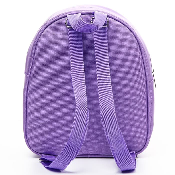 Рюкзак детский для девочки, на молнии, с карманом, розовый, 23×10×27 см Magic, Минни и единорог