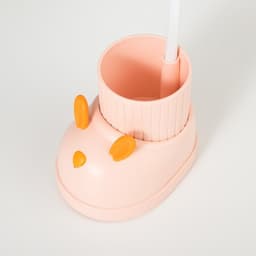 Лампа настольная «Ботинок заяц» LED 3 режима 3 Вт USB органайзер розовый 8×11×31 см RISALUX