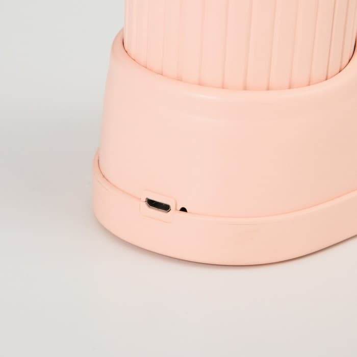 Лампа настольная «Ботинок заяц» LED 3 режима 3 Вт USB органайзер розовый 8×11×31 см RISALUX