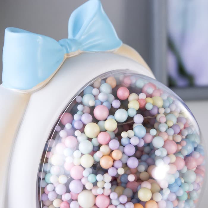 Фигурка светящаяся RISALUX «Зайка», LED-ночник, от батареек, бежевый, 9×14×14 см