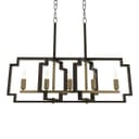 Люстра 2739/5 E14 40 Вт черно-золотой 29.5×7.8×25-97 см BayerLux