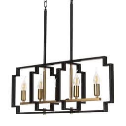 Люстра 2739/5 E14 40 Вт черно-золотой 29.5×7.8×25-97 см BayerLux