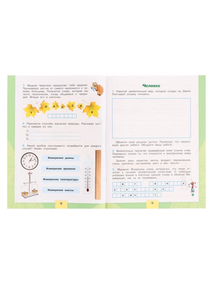 Рабочая тетрадь «Окружающий мир» 3 класс, 1 часть, Плешаков А.А.