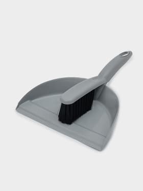 Щётка-смётка для пола с совком Etna, серая