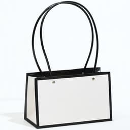 Сумка для цветов Белая влагостойкая, 22×10.5×13.5 см