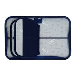 Пенал школьный, 3 секции, 14×21×4 см «Котик»