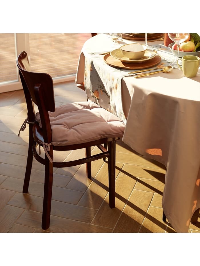 Подушка на стул «Этель» Kitchen lilac, 42×42 см, сиреневая