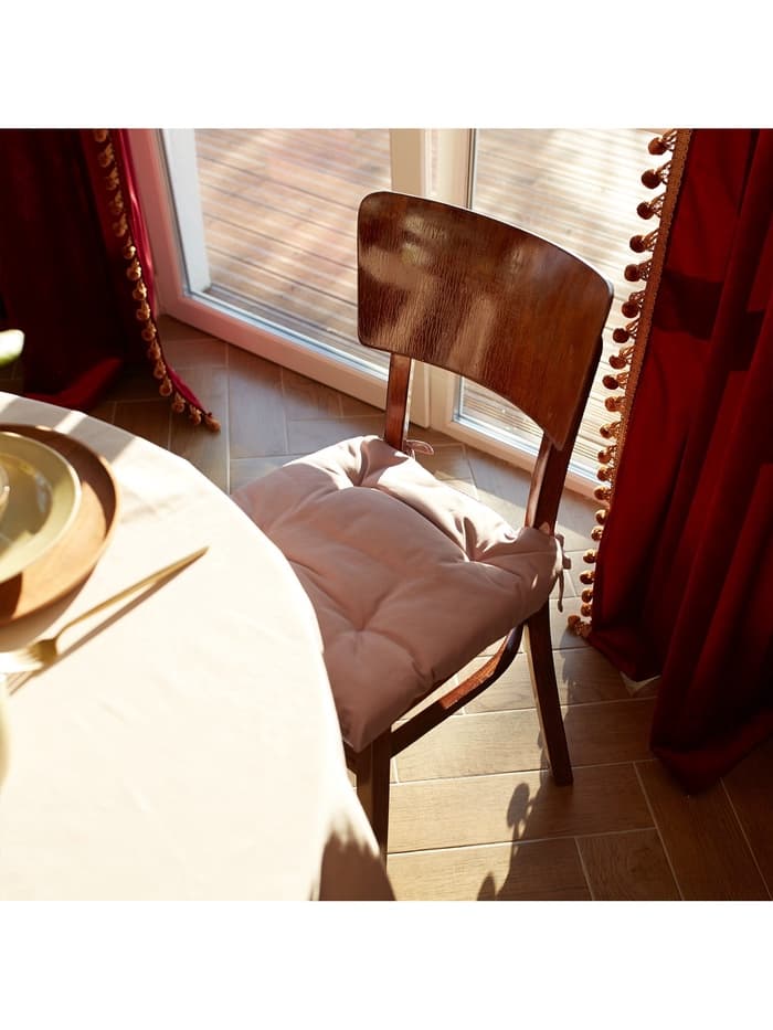 Подушка на стул «Этель» Kitchen lilac, 42×42 см, сиреневая