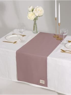 Дорожка на стол «Этель» Kitchen 40×150±5 см, 100% хлопок, саржа 220 г/м², сиреневая