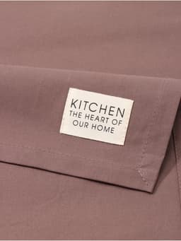 Дорожка на стол «Этель» Kitchen 40×150 см, 100% хлопок, саржа 220 г/м², коричневая