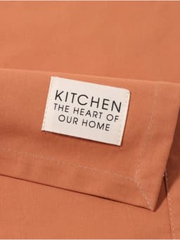Дорожка на стол «Этель» Kitchen 40×150±5 см, 100% хлопок, саржа 220 г/м², оранжевая