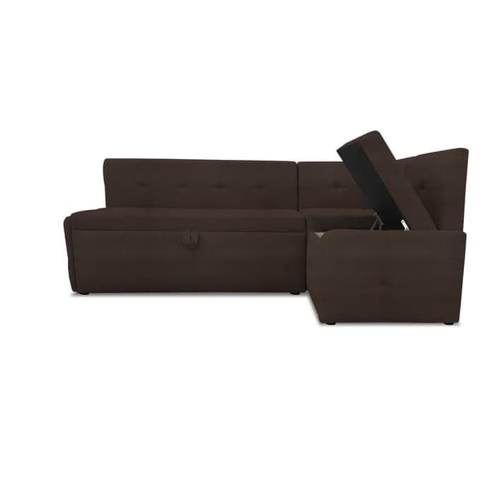 Кухонный уголок «Вена», без стола, 1960×780×1160 мм, искусственная кожа marvel, цвет chocolate