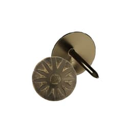 Гвозди ТУНДРА, декоративные, обивочные, фактурные, 11×16 мм, бронза, фасовка 50 шт.