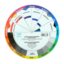 Цветовой круг Иттена Calligrata, диаметр 18 см