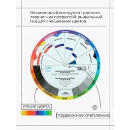 Цветовой круг Иттена Calligrata, диаметр 18 см